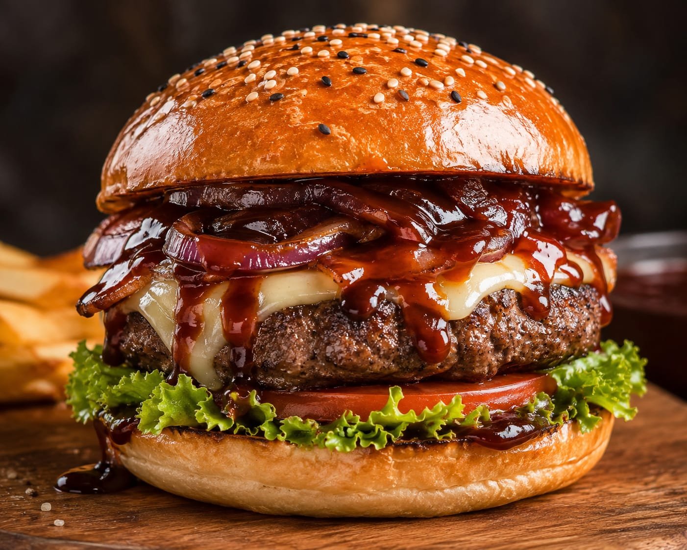 Smoky BBQ Smash Burger